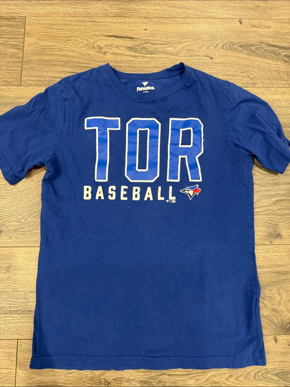 Fanatics Blue Toronto TOR Baseball Tee with Team Logo- Men’s M